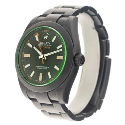 Rolex Milgauss 116400GV zwart gecoat - Heren polshorloge - 2009.