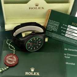 Rolex Milgauss 116400GV zwart gecoat - Heren polshorloge - 2009.