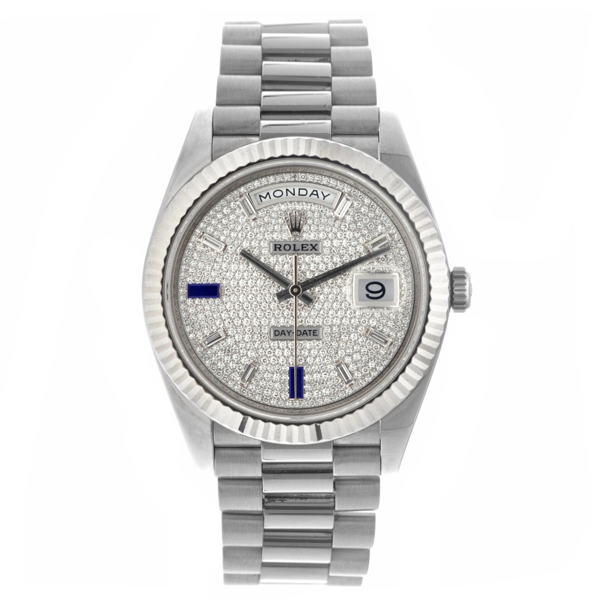 Rolex Day-Date 40 'paved' dial - 228239 - Heren polshorloge - 2021.