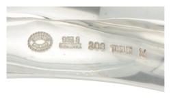  Georg Jensen sterling zilveren 'Mobius' bangle armband no. 206 door Vivianna Torun.