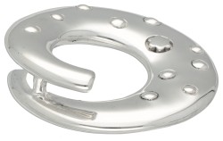 Sterling zilveren cirkelvormige Montblanc Donna Star hanger.