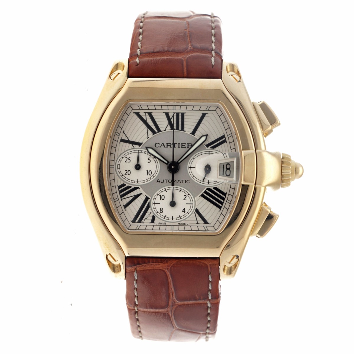 Cartier Roadster 2619 - Heren polshorloge.