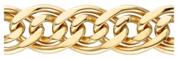 Urbano 18 kt. geelgouden schakelarmband.