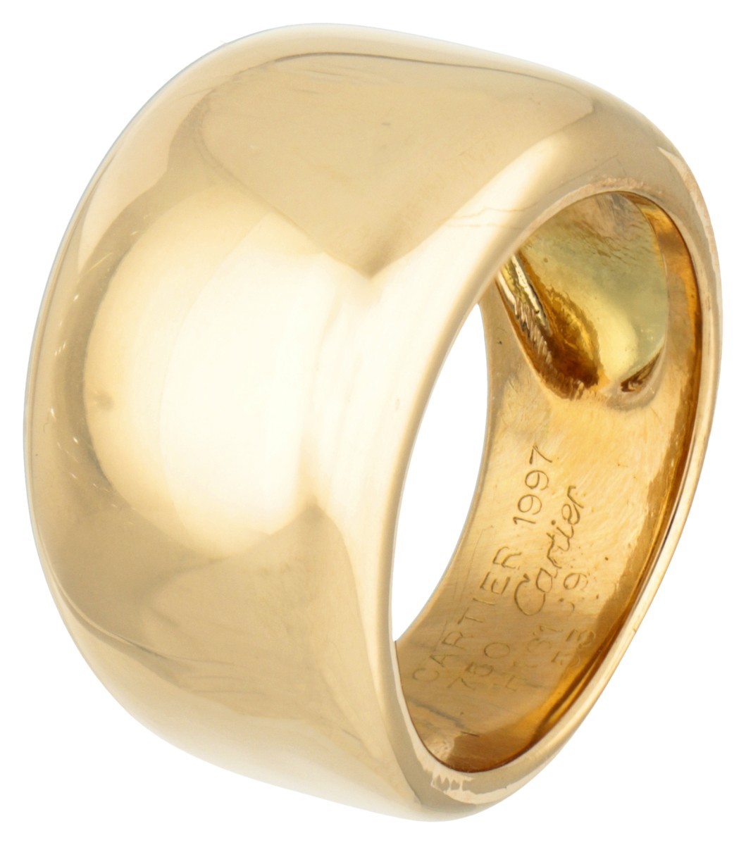 Cartier 'Nouvelle Vague' 18 kt. geelgouden band ring.