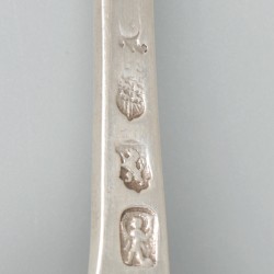 Eierlepel (Rotterdam, Nederland, Michiel de Bruck 1736-1778) zilver.