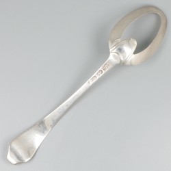Eierlepel (Rotterdam, Nederland, Michiel de Bruck 1736-1778) zilver.