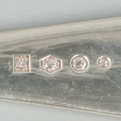 3-delig lot bestekdelen zilver.