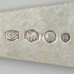 3-delig lot bestekdelen zilver.