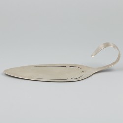 Taartschep zilver.