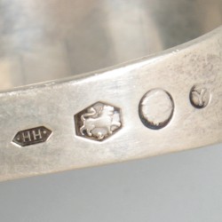 Taartschep zilver.