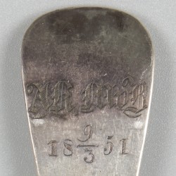 Vork 1776 (Rotterdam, Johannes Verloove 1770-1809) zilver.
