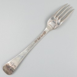 Vork 1776 (Rotterdam, Johannes Verloove 1770-1809) zilver.