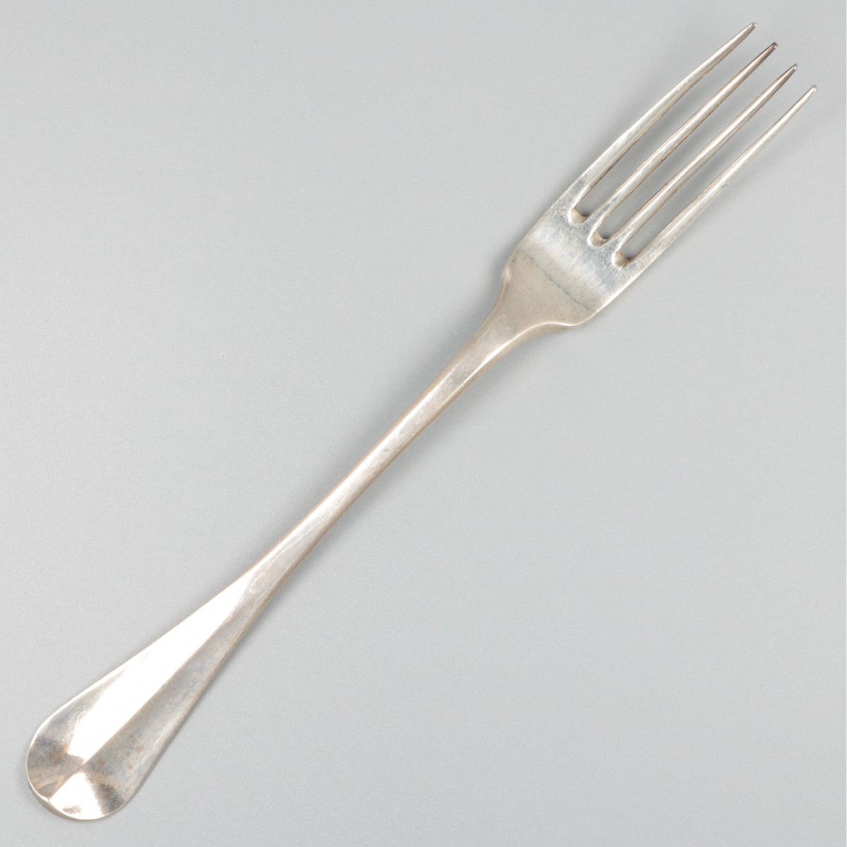 Vork 1784 (Rotterdam, Johannes Verloove 1770-1809) zilver.