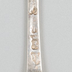 Vork 1784 (Rotterdam, Johannes Verloove 1770-1809) zilver.