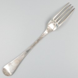 Vork 1784 (Rotterdam, Johannes Verloove 1770-1809) zilver.