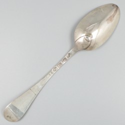Lepel 1795 (Rotterdam, Christiaan v/d Pesch 1790-1800) zilver.