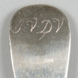 Lepel 1805 (Rotterdam, Hendrik van Es 1800-1811) zilver.