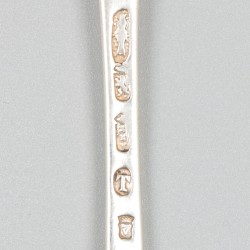 3-delige set lepels 1753 (Amsterdam, Andries Vis 1741-1799) zilver.
