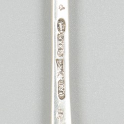 Zegelknop-lepel 1768 (Amsterdam, Frederik Rudolf Precht I 1744-1787) zilver.