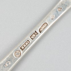 Lepel 1802 (Amsterdam, Roelof Helweg 1778-1811) zilver.