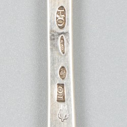 Lepel 1810 (Amsterdam, Hendrik Overhulsman 1790-1811) zilver.