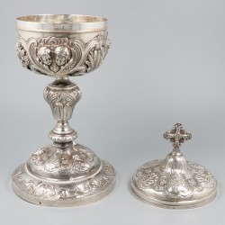 Zilveren ciborie / hostiekelk, Joseph Philippe Adolphe Dejean, Parijs 1846-1865.