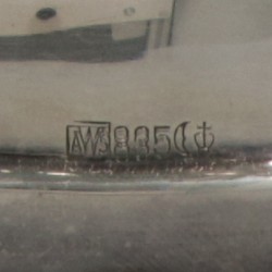 Tafelkandelaar zilver.