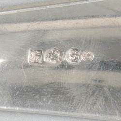 Soeplepel Haags lofje zilver.