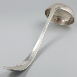 Soeplepel Haags lofje zilver.