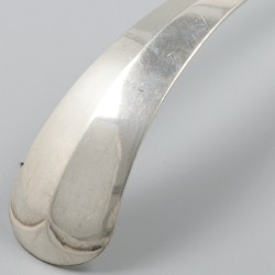 Soeplepel Haags lofje zilver.