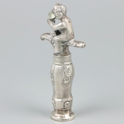 Kurkentrekker zilver.