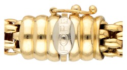 Fope 18 kt. geelgouden Italiaanse design schakelarmband.