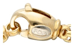 Fope 18 kt. geelgouden Italiaanse design schakelarmband.