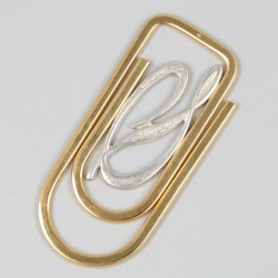 S.T. Dupont geldclip zilver.