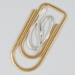 S.T. Dupont geldclip zilver.