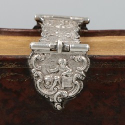 Bijbel met dubbele zilveren sloten, Robertus Smitte, Rotterdam 1780.