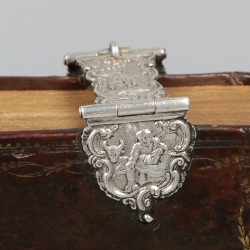 Bijbel met dubbele zilveren sloten, Robertus Smitte, Rotterdam 1780.