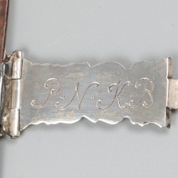 Bijbel met dubbele zilveren sloten, Robertus Smitte, Rotterdam 1780.