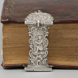 Bijbel met dubbele zilveren sloten, Robertus Smitte, Rotterdam 1780.