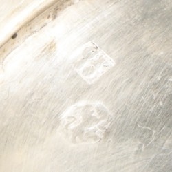 Pepermuntdoosje zilver.