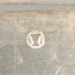 Pepermuntdoosje zilver.