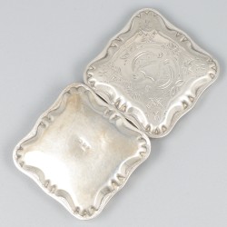 Pepermuntdoosje zilver.
