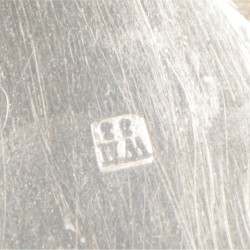 Pepermuntdoosje zilver.