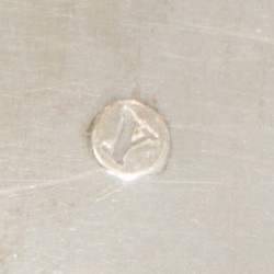 Pepermuntdoosje zilver.