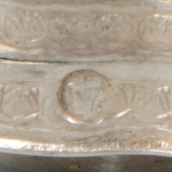 Pepermuntdoosje zilver.