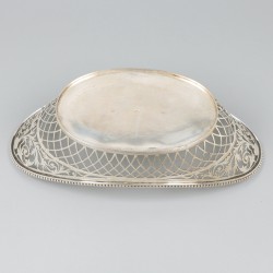 Bonbonmand zilver.