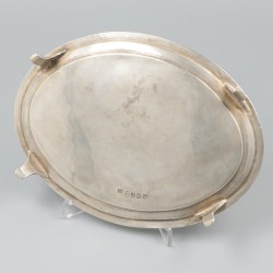 Zilveren presenteerschaal, S. & E. Davenport, Londen 1793-1805.