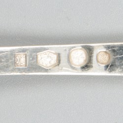 Boterkoekschep zilver.