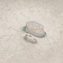 Chrismatorium / zalfdoosje zilver.