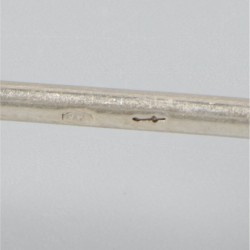 6-delige set messenleggers zilver.